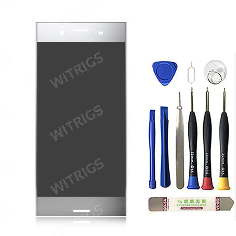 OEM LCD Screen with Digitizer Replacement for Sony Xperia XZ Premium Luminous Chrome