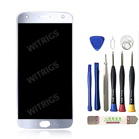 OEM LCD Screen with Digitizer Replacement for Motorola Moto X4 Sterling Blue