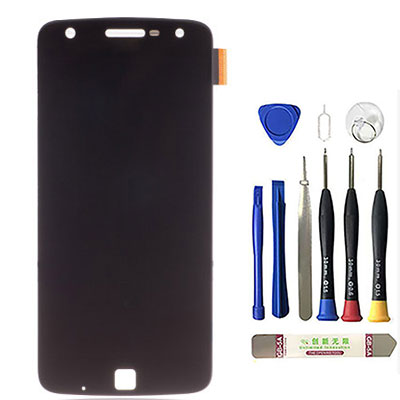 OEM AMOLED Screen with Digitizer Replacement for Motorola Moto Z Play Black