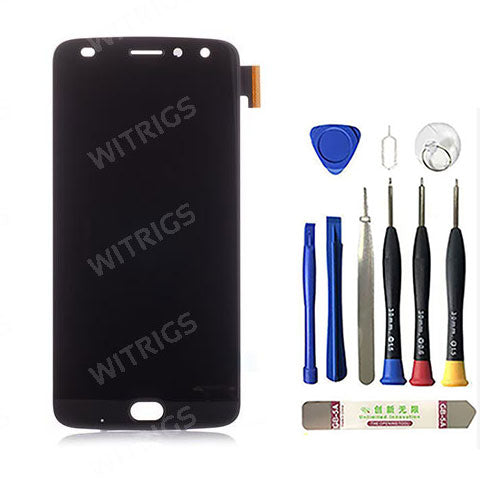 OEM AMOLED Screen with Digitizer Replacement for Motorola Moto Z2 Play Lunar Gray