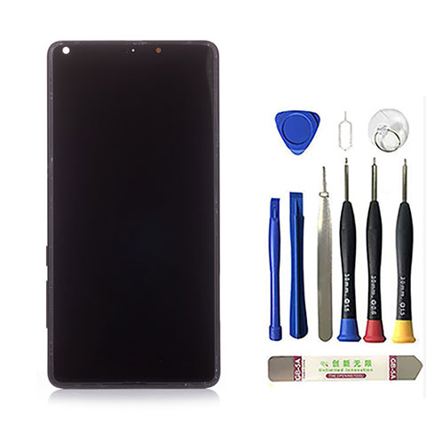 OEM Screen Replacement With Frame for Xiaomi Mi Mix 2 Black