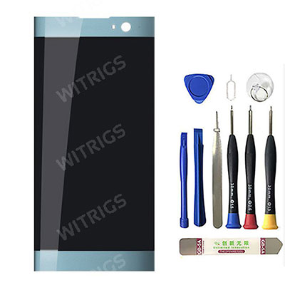 OEM LCD Screen with Digitizer Replacement for Sony Xperia XA2 Blue