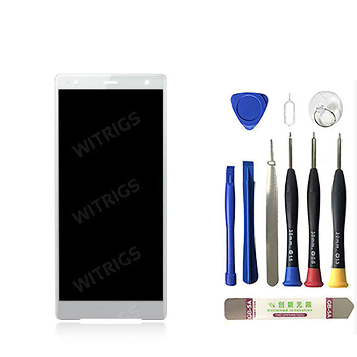 OEM LCD Screen with Digitizer Replacement for Sony Xperia XZ2 Liquid Silver