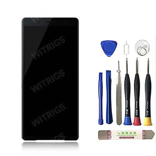 OEM LCD Screen with Digitizer Replacement for Sony Xperia XZ2 Compact Black