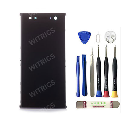 OEM Screen Replacement with Frame for Sony Xperia XA2 Ultra Black