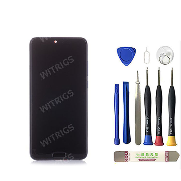 OEM Screen Replacement with Frame for Huawei P20 Black