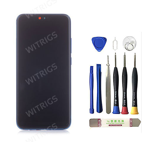 OEM Screen Replacement with Frame for Huawei Honor 10 Phantom Blue