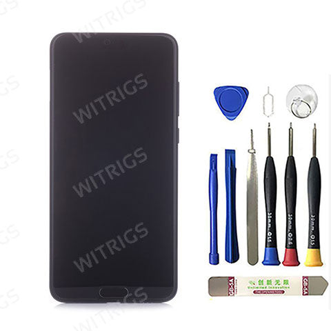 OEM Screen Replacement with Frame for Huawei P20 Pro Black