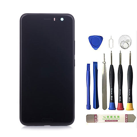 OEM Screen Replacement with Frame for HTC U11 Black