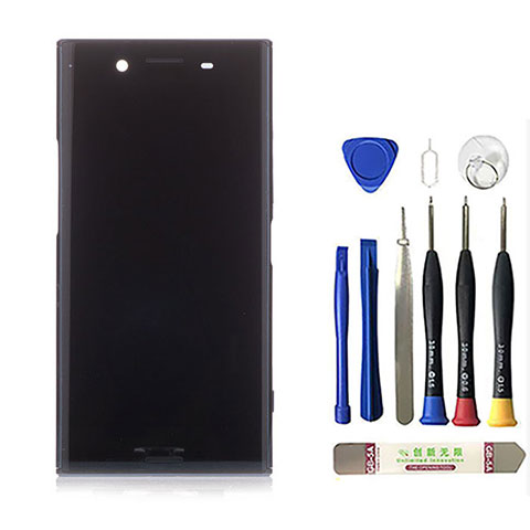 OEM LCD Screen Assembly Replacement for Sony Xperia XZ Premium Deepsea Black