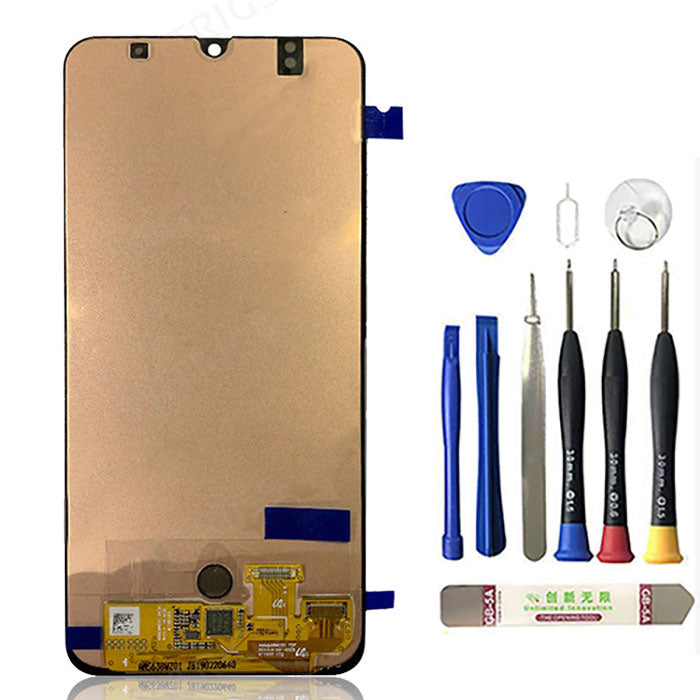 OEM Screen Replacement with Frame for Samsung Galaxy A50 Black