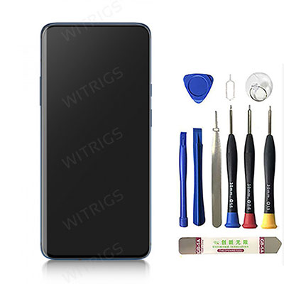 OEM Screen Replacement with Frame for OnePlus 7 Pro Nebula Blue