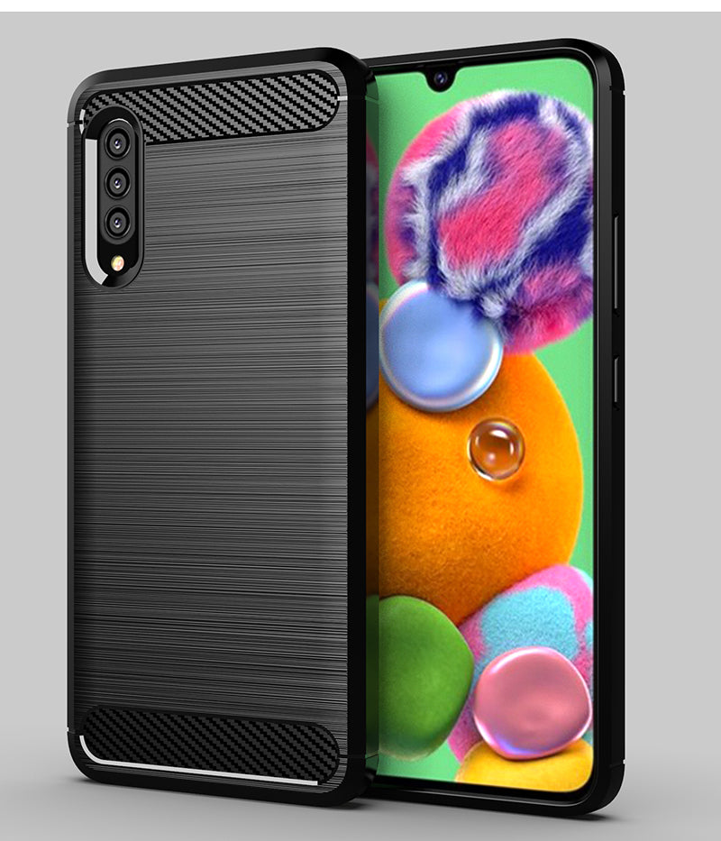 Brushed Silicone Phone Case For Samsung Galaxy A90 5G