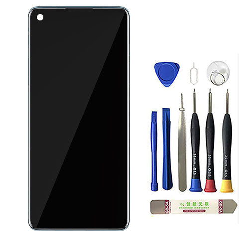 OEM Screen Replacement with Frame for OnePlus 8 Black