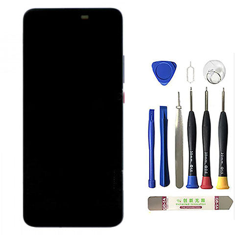 OEM Screen Replacement with Frame for Xiaomi Poco F2 Pro Silver