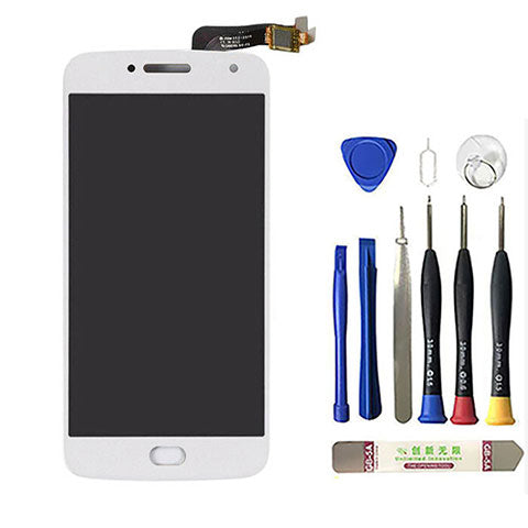 OEM Screen Replacement for Moto G5s Plus / XT1805 White