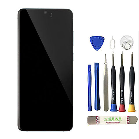 OEM Screen Replacement with Frame for Samsung Galaxy S20 Plus Blue