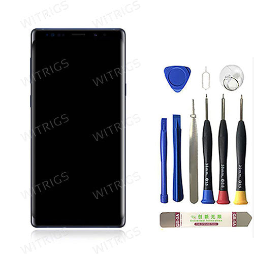 OEM Screen Replacement with Frame for Samsung Galaxy Note 9 Ocean Blue