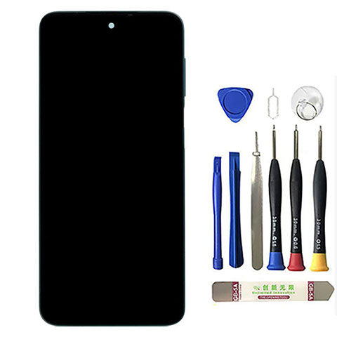 OEM Screen Replacement with Frame for Redmi Note 9 Pro Green