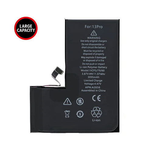 New Replacement High Capacity battery For iPhone 13 Pro 3095 mAh