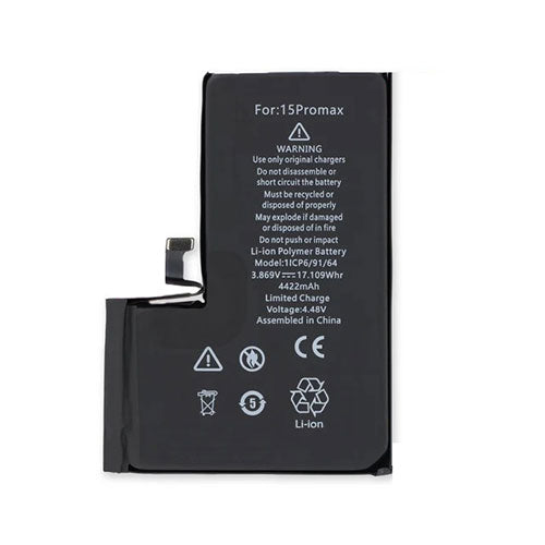 New Replacement High Capacity battery For iPhone 15 Pro Max 4850 mAh
