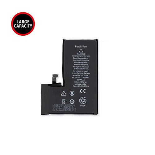 New Replacement High Capacity battery For iPhone 15 Pro 3480 mAh