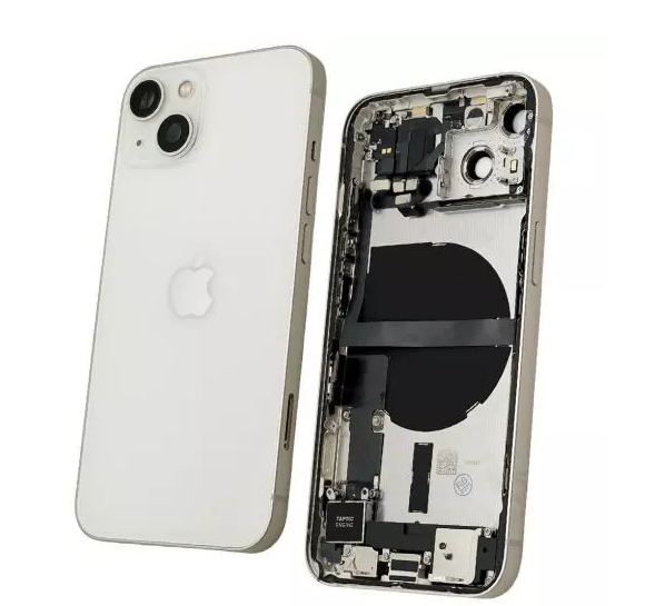 OEM Rear Housing With Parts for iPhone 13 White