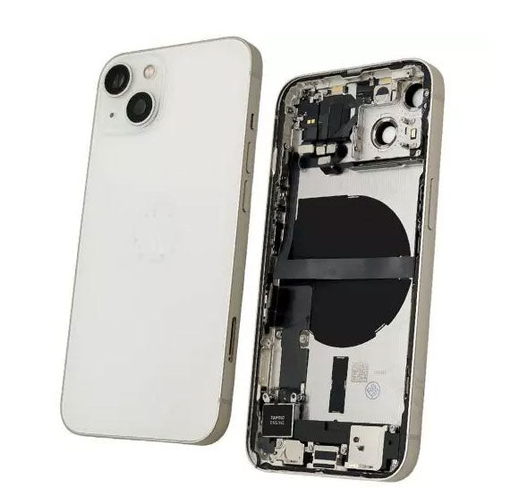 OEM Rear Housing With Parts for iPhone 13 White