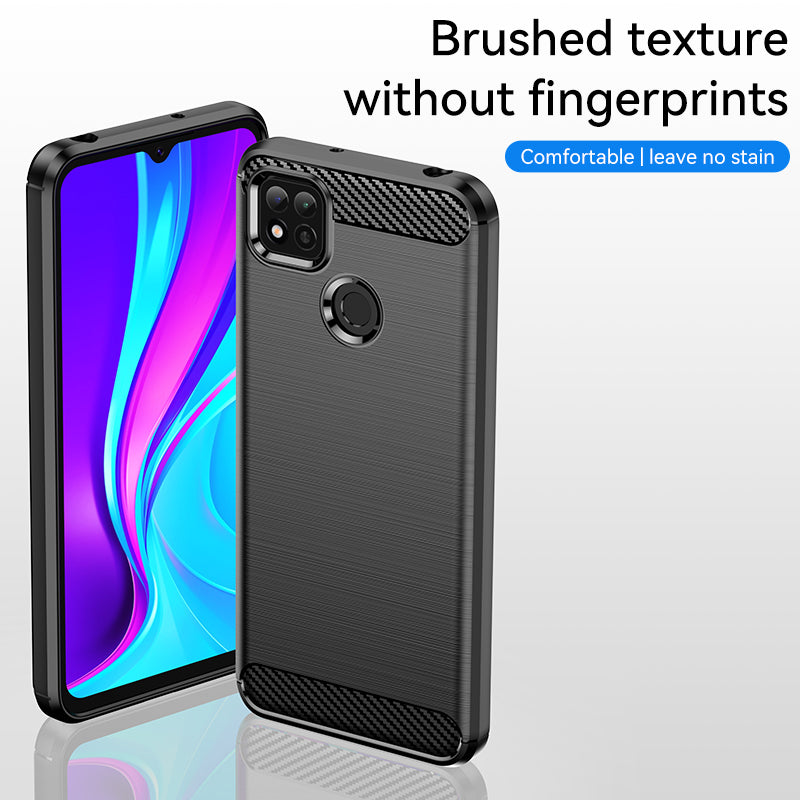 Brushed Silicone Phone Case For Redmi 9C NFC