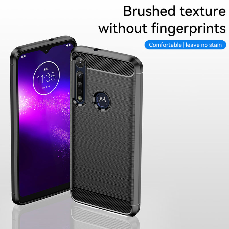 Brushed Silicone Phone Case For Motorola Moto G8 Play
