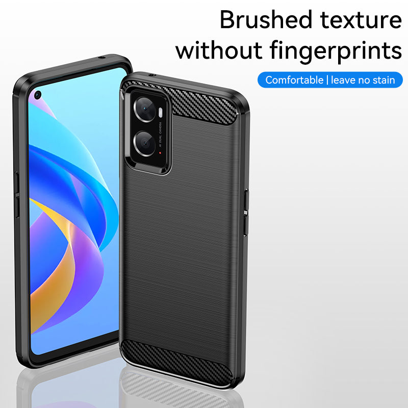 Brushed Silicone Phone Case For OPPO A76