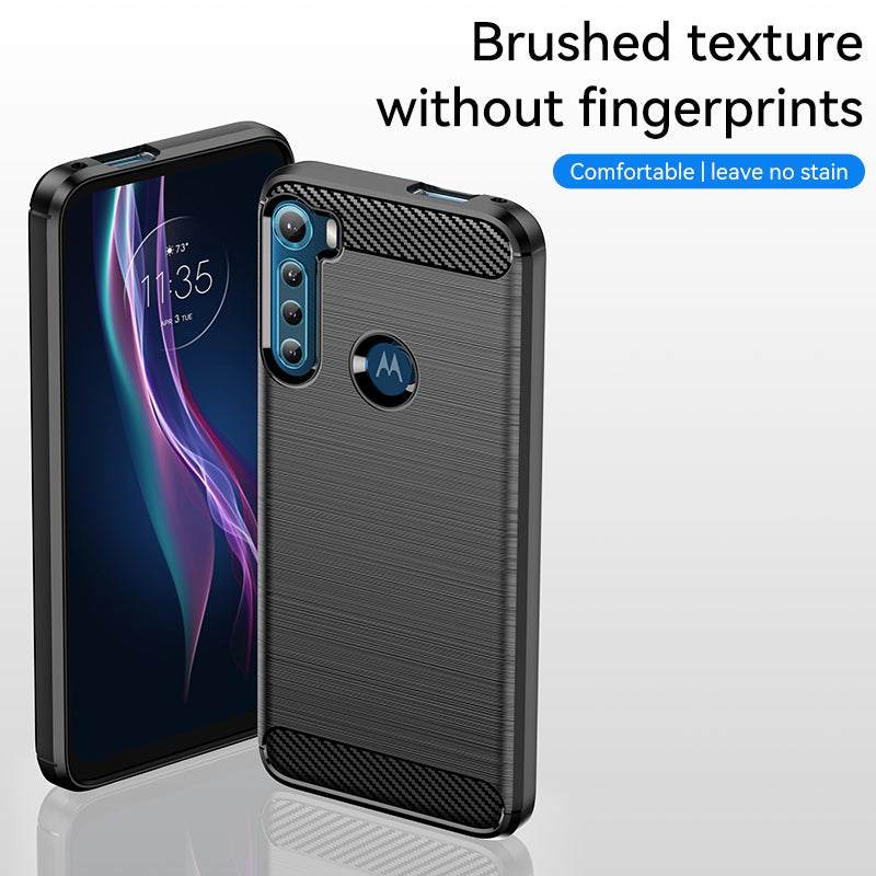 Brushed Silicone Phone Case For Motorola Moto One Fusion+