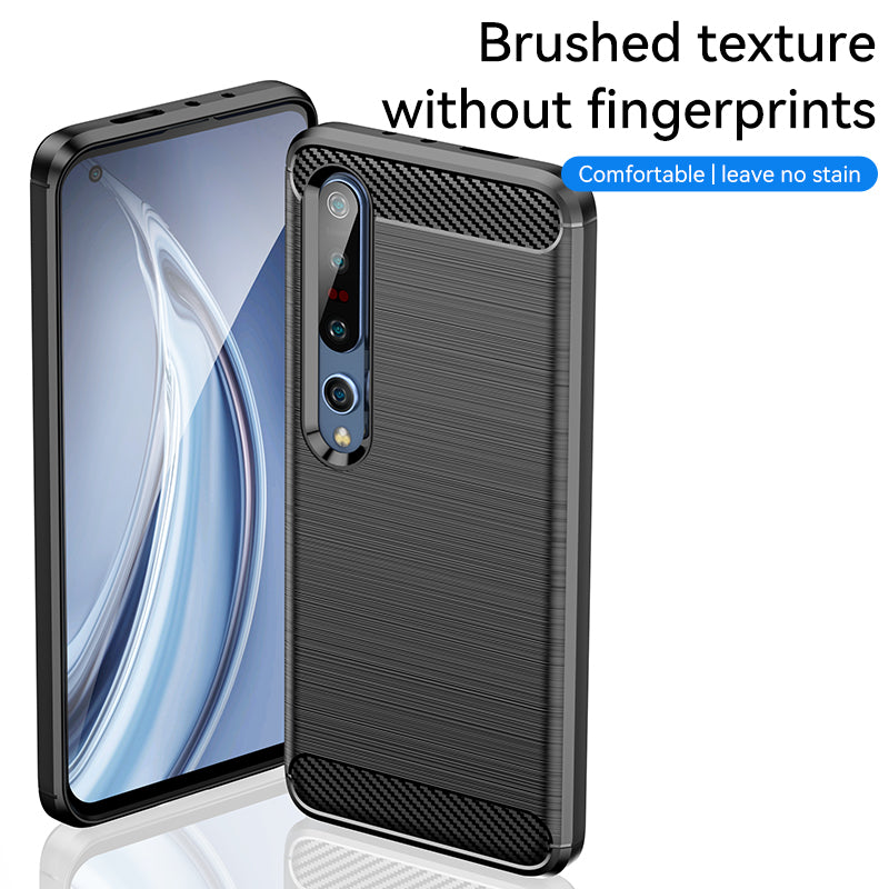 Brushed Silicone Phone Case For Xiaomi Mi 10