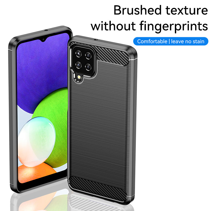 Brushed Silicone Phone Case For Samsung Galaxy M22