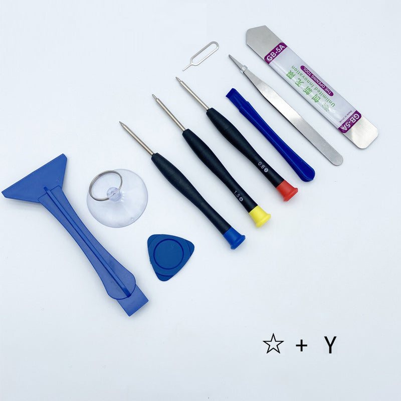 Updated Version 10-Piece Disassembly Repair Tools Kit for Smart Phone
