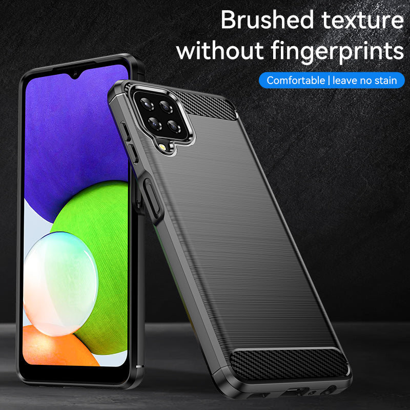 Brushed Silicone Phone Case For Samsung Galaxy M22