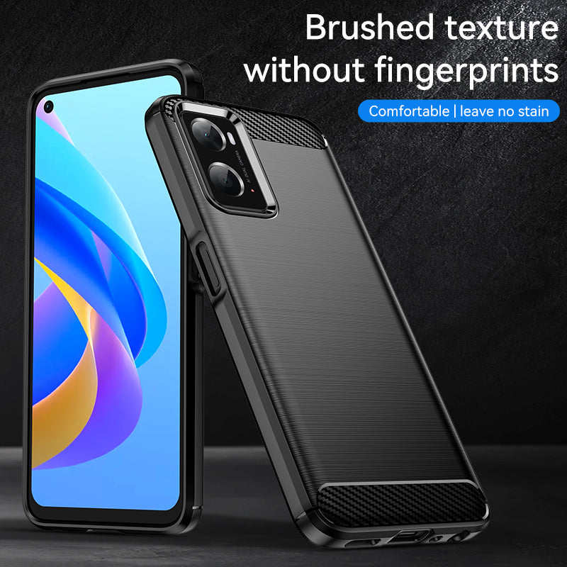 Brushed Silicone Phone Case For OPPO A76