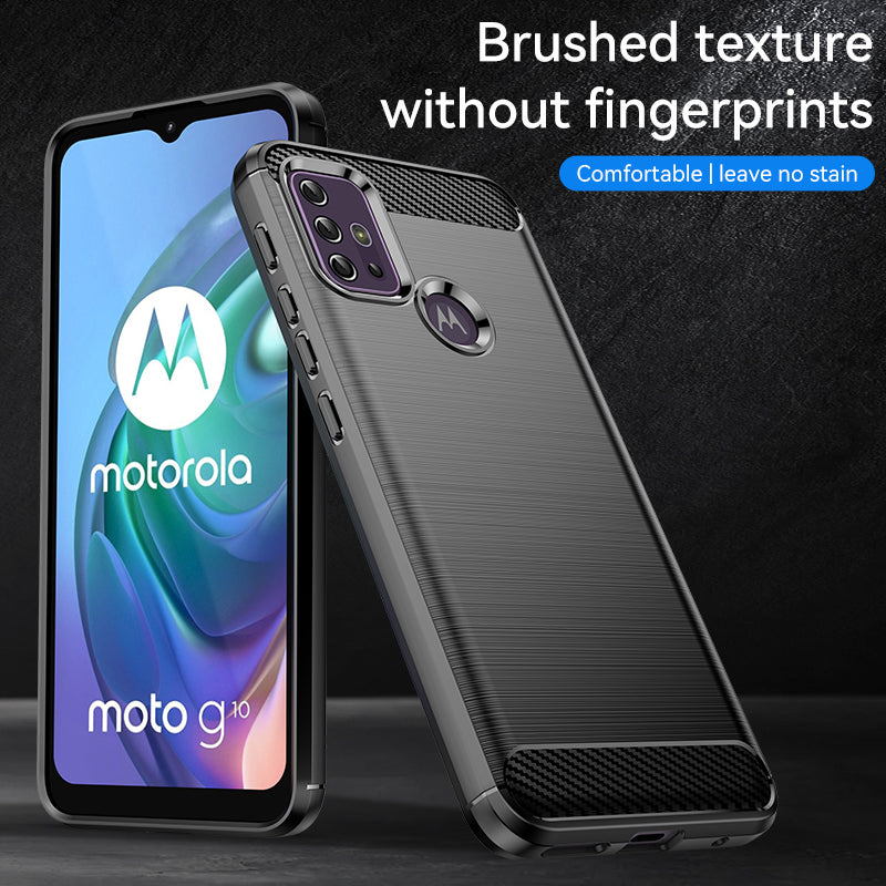 Brushed Silicone Phone Case For Motorola Moto G10