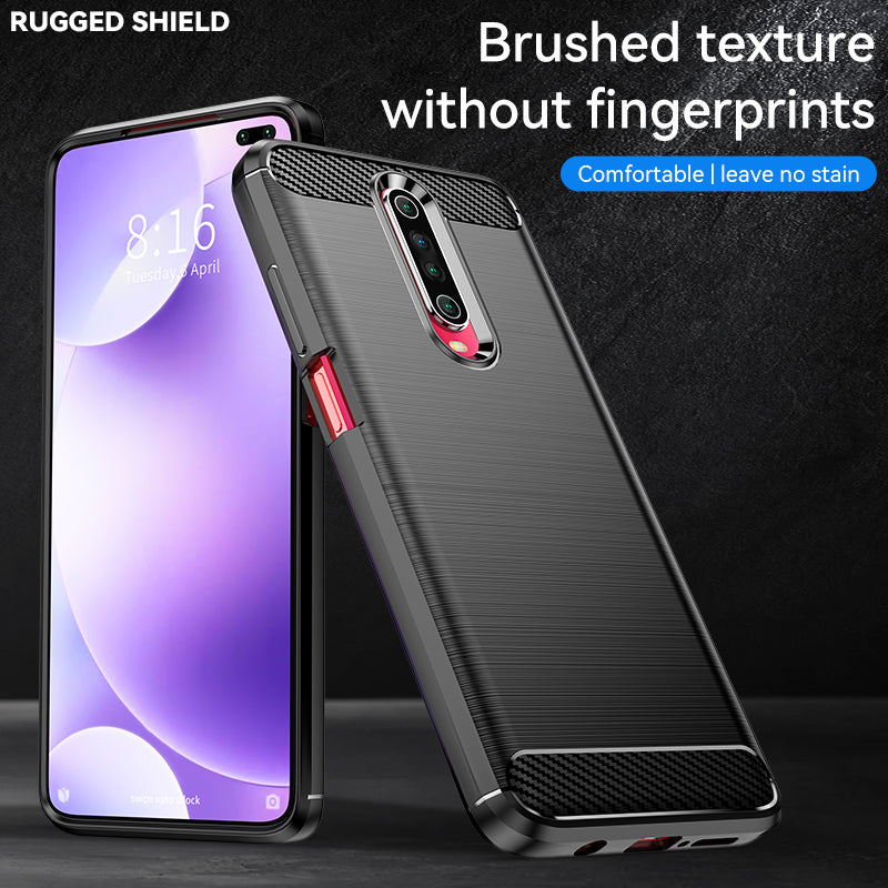 Brushed Silicone Phone Case For Redmi K30