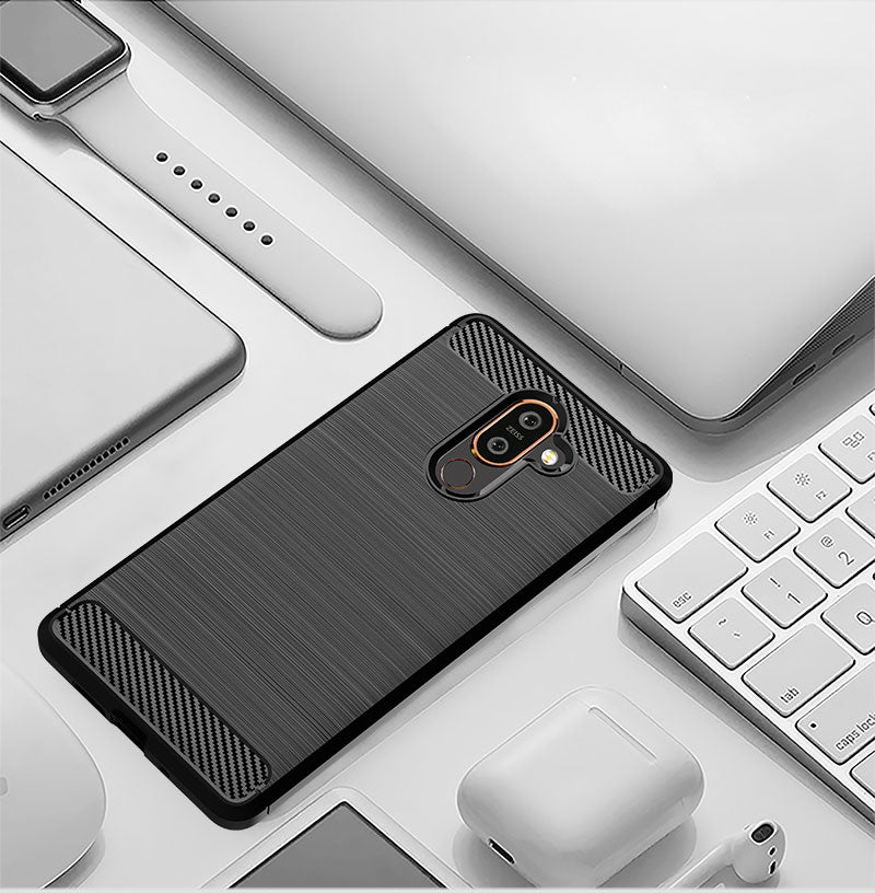 Brushed Silicone Phone Case For Nokia 7 Plus