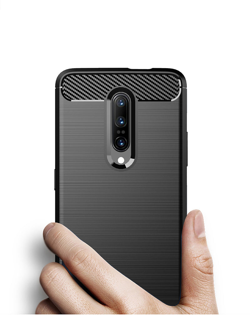 Brushed Silicone Phone Case For OnePlus 7 Pro