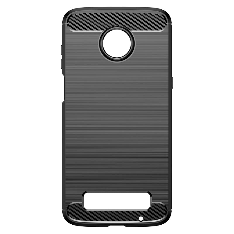 Brushed Silicone Phone Case For Motorola Moto Z3 Force