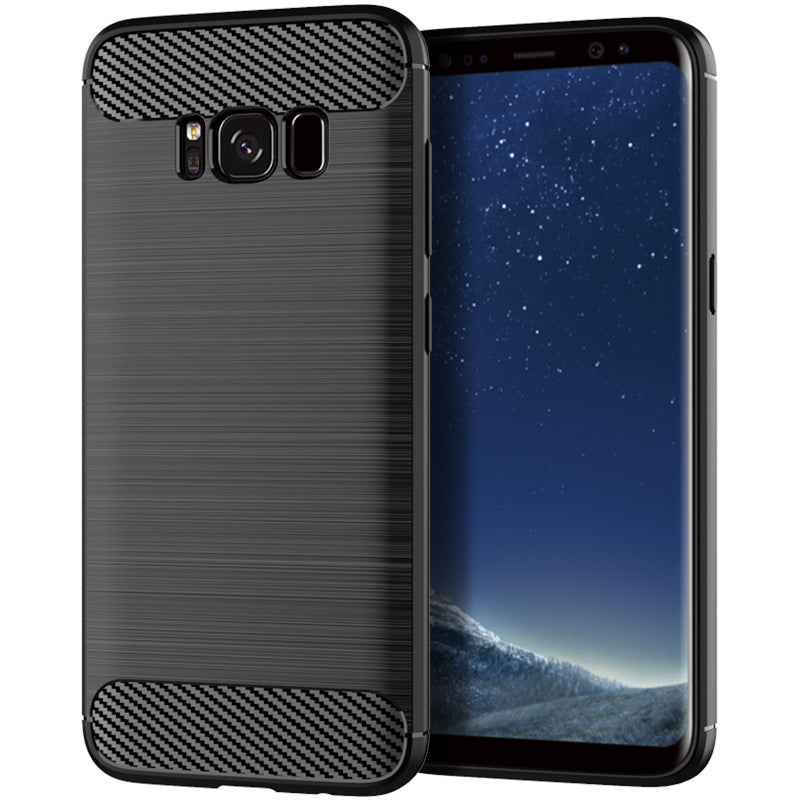 Brushed Silicone Phone Case For Samsung Galaxy S8 Plus