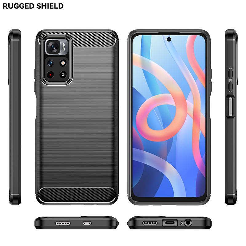 Brushed Silicone Phone Case For Redmi Note 11T 5G