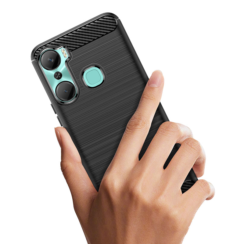 Brushed Silicone Phone Case For Infinix Hot 12 Pro