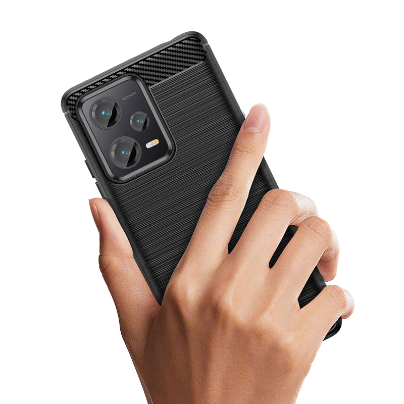 Brushed Silicone Phone Case For Redmi Note 12 Explorer Edition