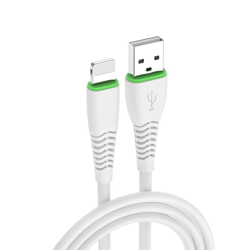 Lanzero USB-A Data Cable 2.1A Fast Charging Cable For iPhone 6/7/8/X/11/12/13/14/iPad