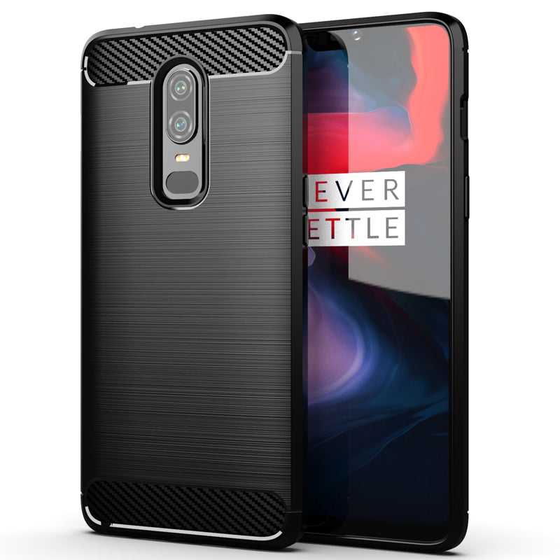 Brushed Silicone Phone Case For OnePlus 6