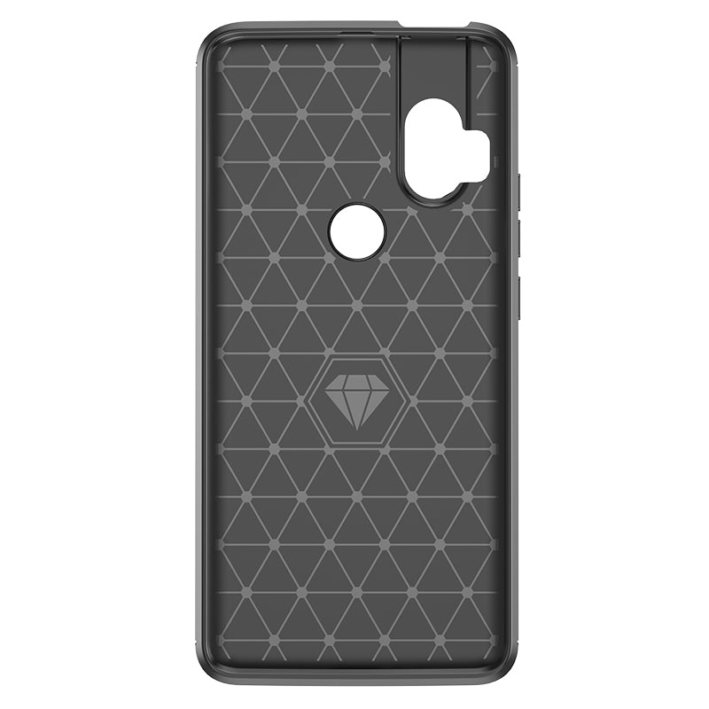 Brushed Silicone Phone Case For Motorola Moto One Hyper
