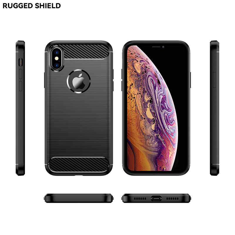 Brushed Silicone Phone Case For iPhone Xs Max